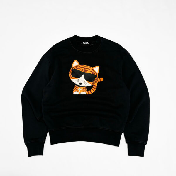 Karl Lagerfeld Black sweatshirt big logo