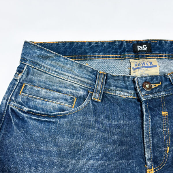 D&G FW03 Archive Denim power fitting