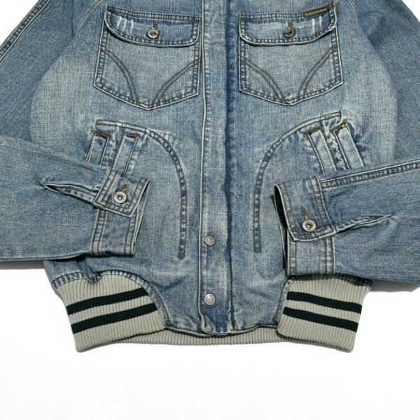 IMG_5605 SS05 D&G Denim Bomber Jacket Big logo