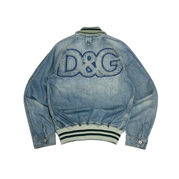IMG_5634 SS05 D&G Denim Bomber Jacket Big logo