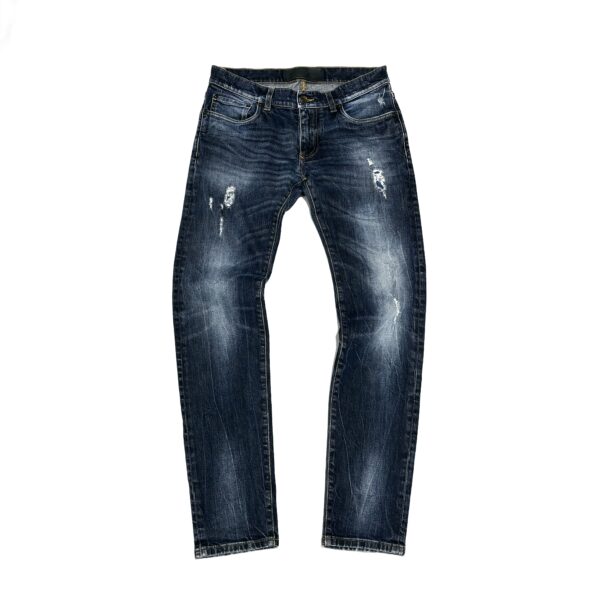 FW08/11 D&G Distressed Indigo Denim Stretch
