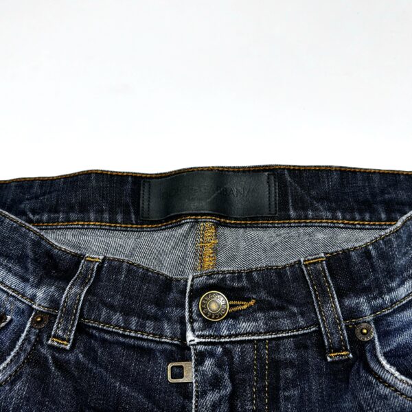 FW08/11 D&G Distressed Indigo Denim Stretch