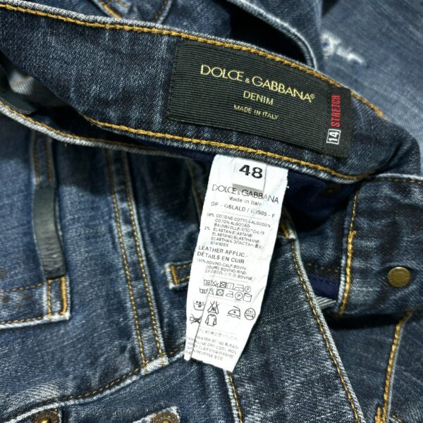 FW08/11 D&G Distressed Indigo Denim Stretch