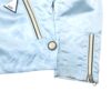 SS01/02 Moncler Light Blue Satin Bomber windbreaker Jacket